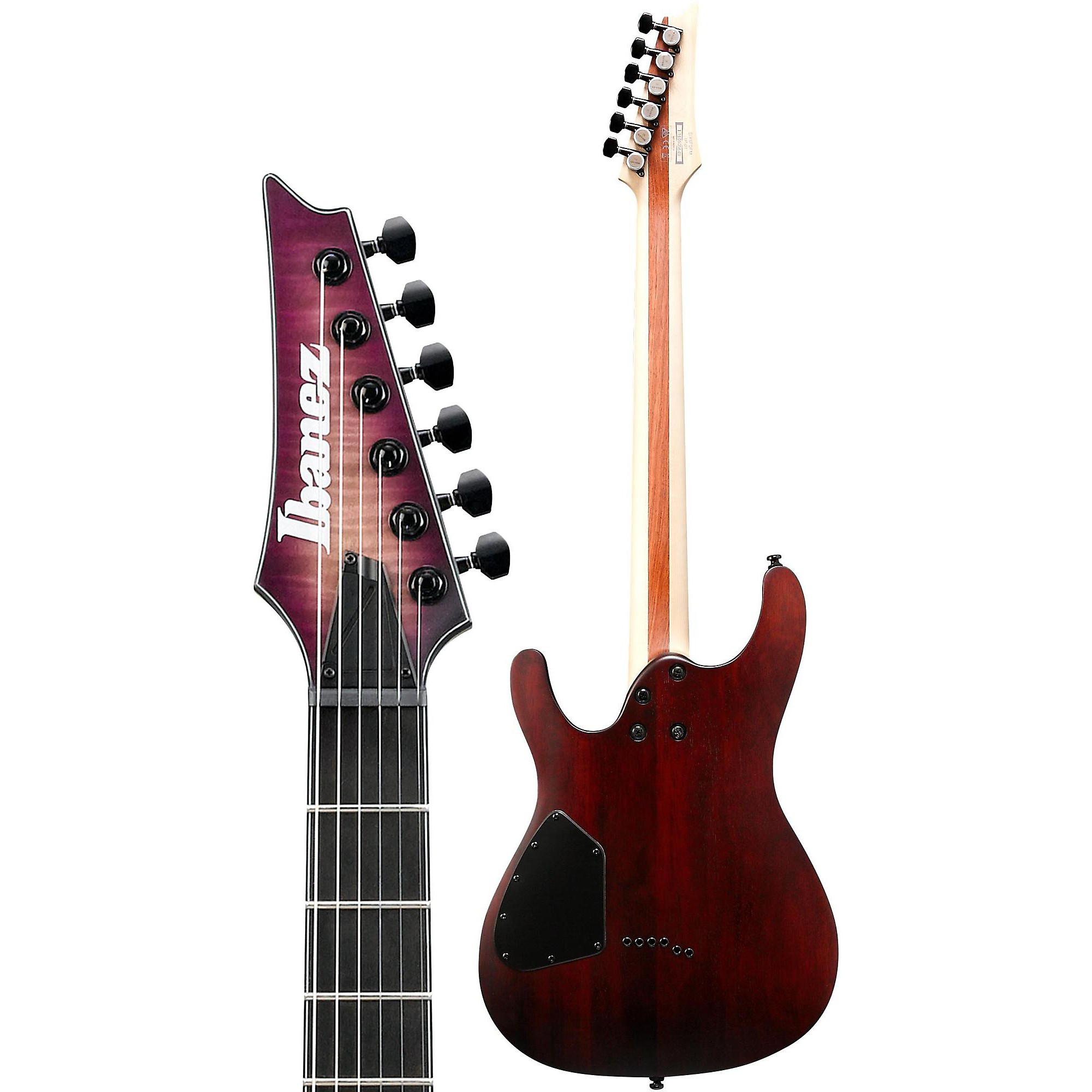 Ibanez S Iron Label SIX6FDFM Electric Guitar Purple Space Burst