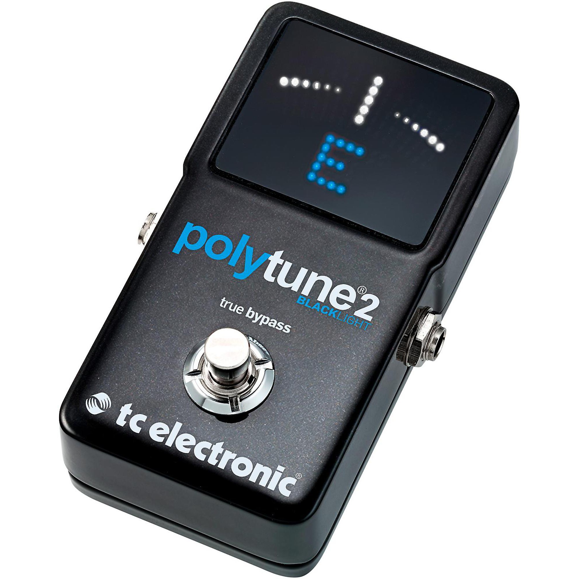 Open Box TC Electronic Polytune 2 Blacklight Pedal Tuner | Guitar