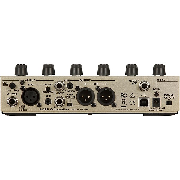 BOSS VE-8 Acoustic Singer Multi-Effects Pedal | Guitar Center