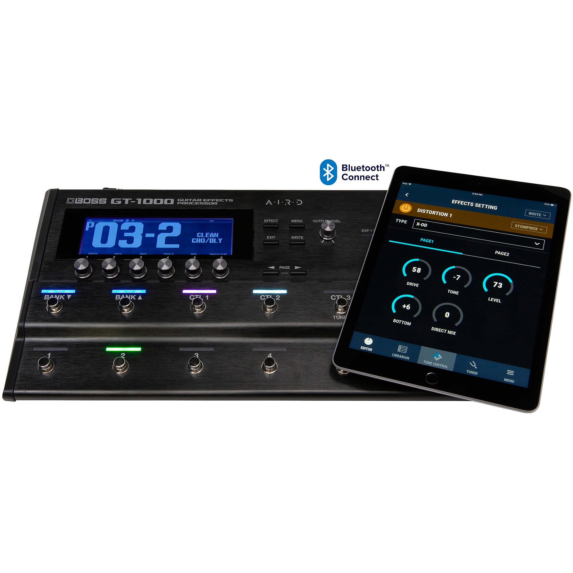 BOSS GT-1000 Multi-Effects Guitar Pedal | Guitar Center