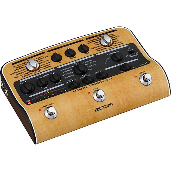 Zoom AC-3 Acoustic Creator Acoustic Multi-Effects Pedal | Guitar