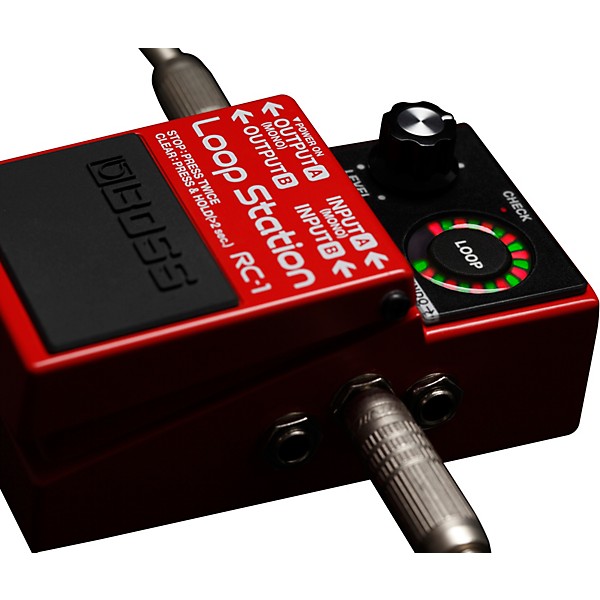 BOSS RC-1 Loop Station, PSA-120S2 AC Power Adapter and 3