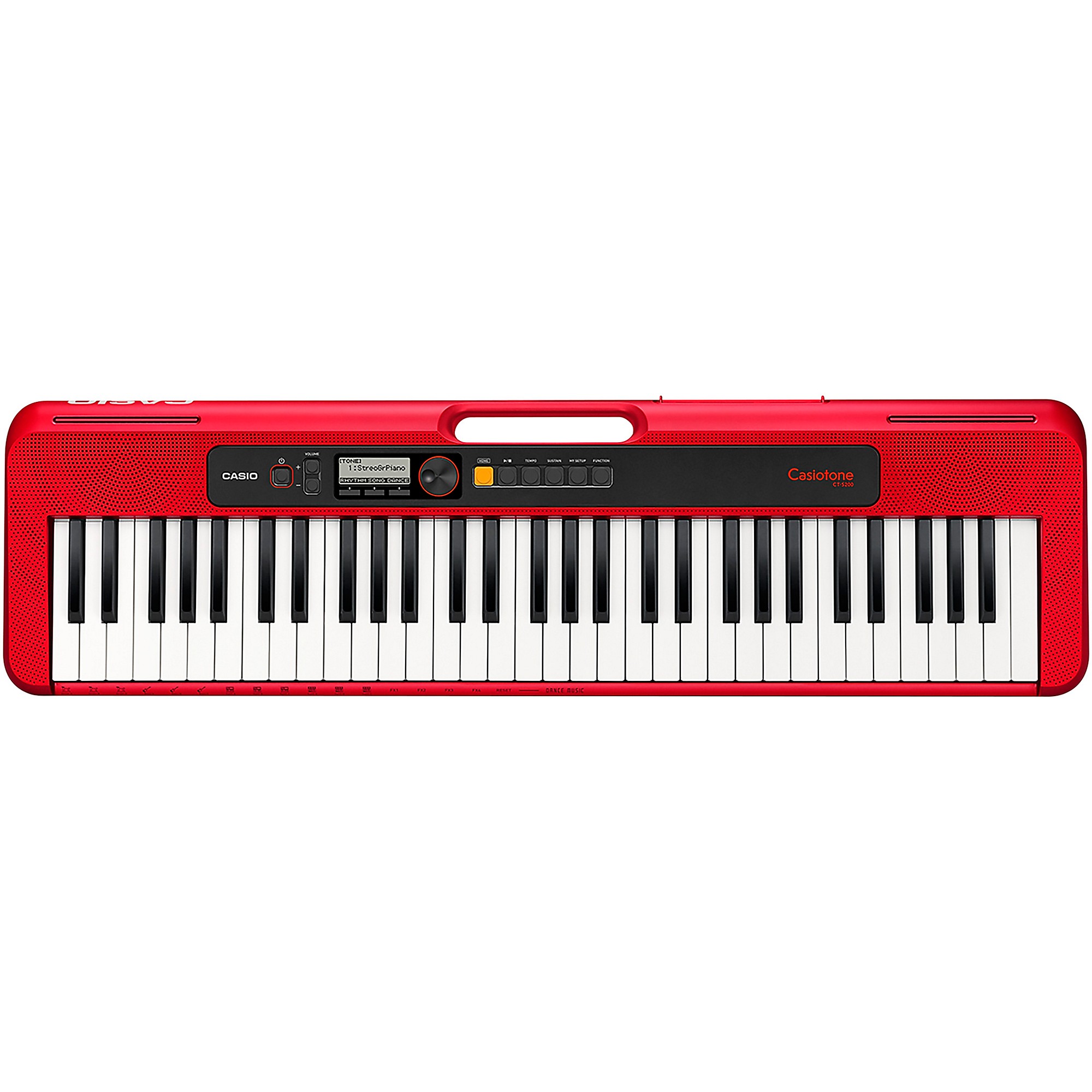 Casio Casiotone CT-S200 61-Key Digital Keyboard Red | Guitar Center