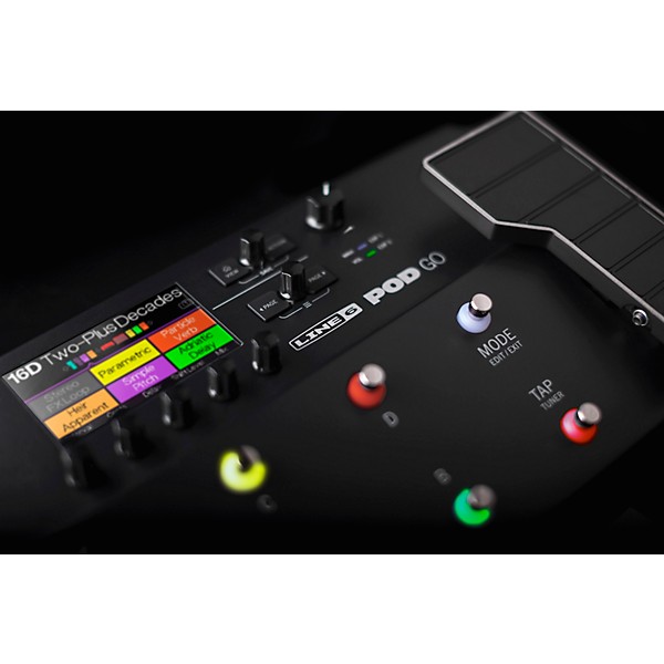Line 6 POD Go Guitar Multi-Effects Processor - Black | Guitar Center