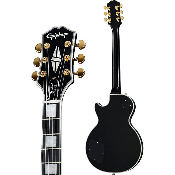 Epiphone Les Paul Custom Electric Guitar Ebony | Guitar Center