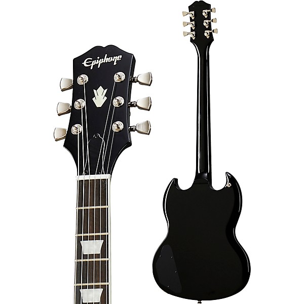 Epiphone SG Modern Figured Electric Guitar Trans Black | Guitar Center