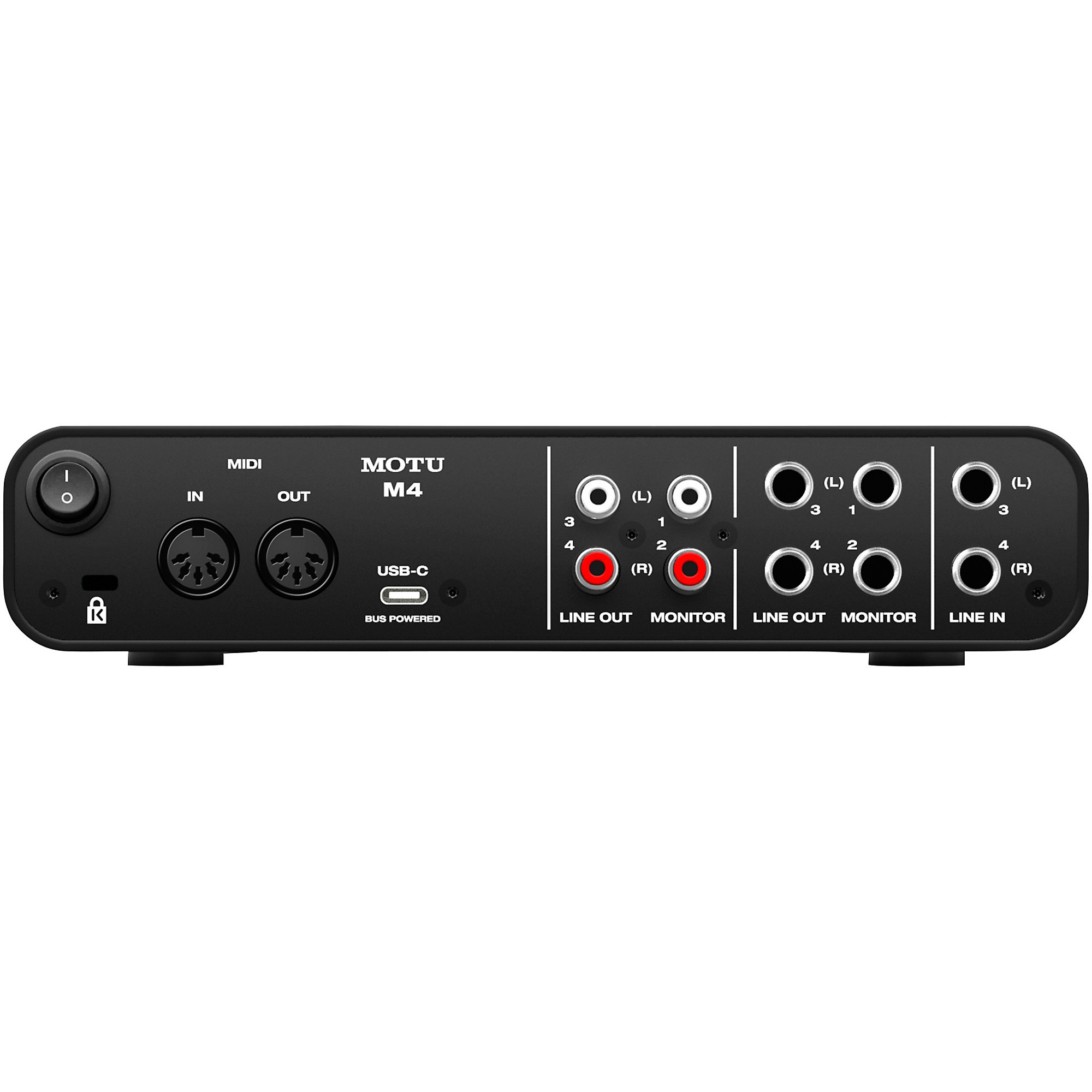MOTU M4 4x4 USB-C Audio Interface | Guitar Center