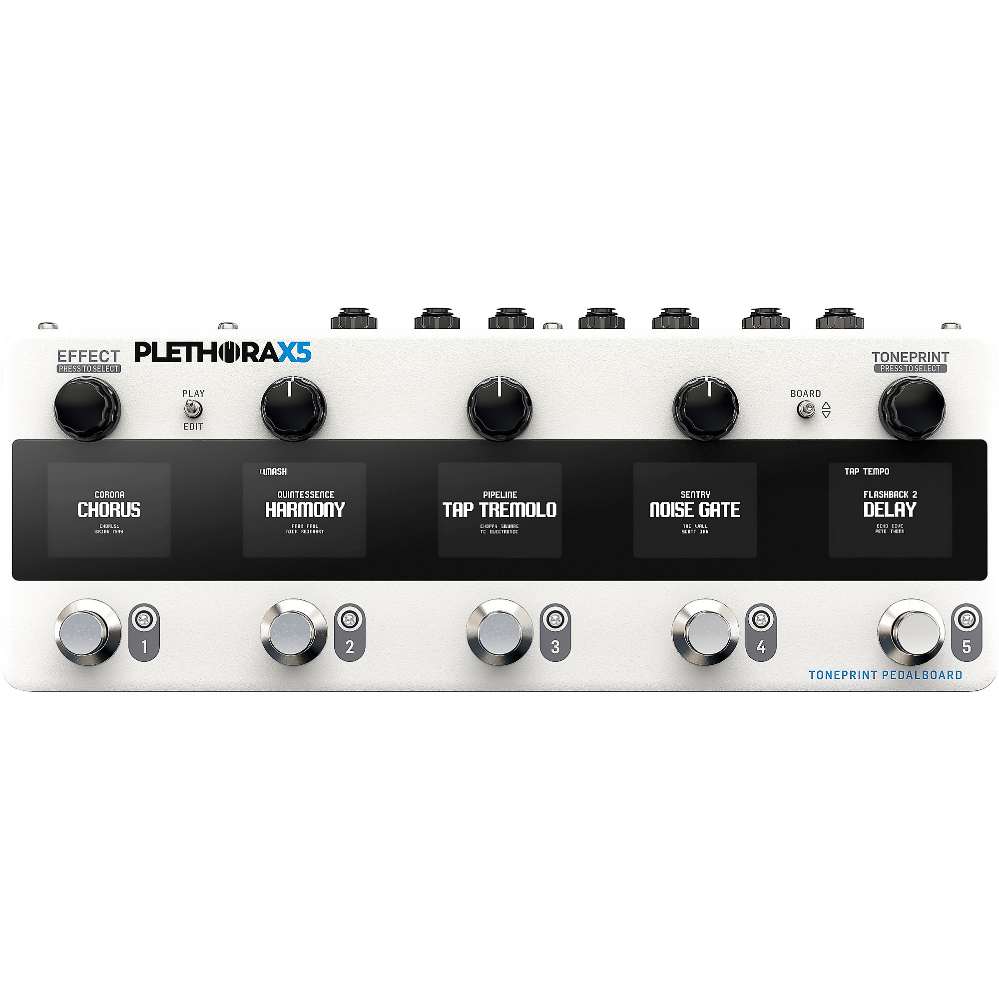 TC Electronic Plethora X5 Multi-Effects Pedal White | Guitar Center