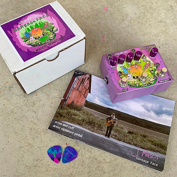 Open Box Wren And Cuff Garbage Face J Mascis Signature Purple
