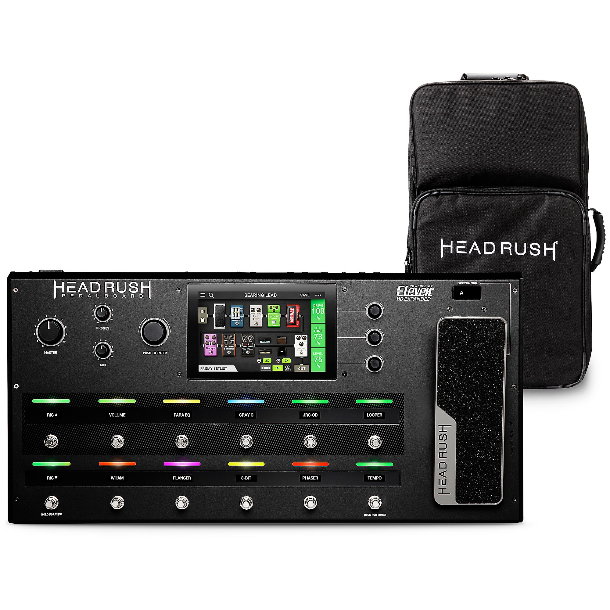 HeadRush Pedalboard Multi-Effects Processor and Backpack Case
