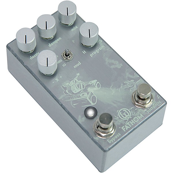 Walrus Audio Fathom Multi-Function Reverb Effects Pedal Platinum