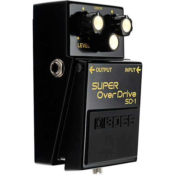 BOSS 40th Anniversary SD-1-4A Super OverDrive Effects Pedal Black