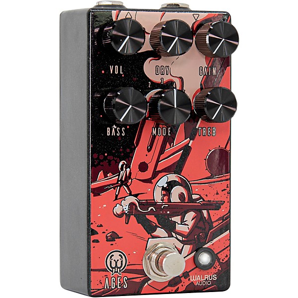 Walrus Audio Ages Overdrive Luna Series V2 Effects Pedal Metallic