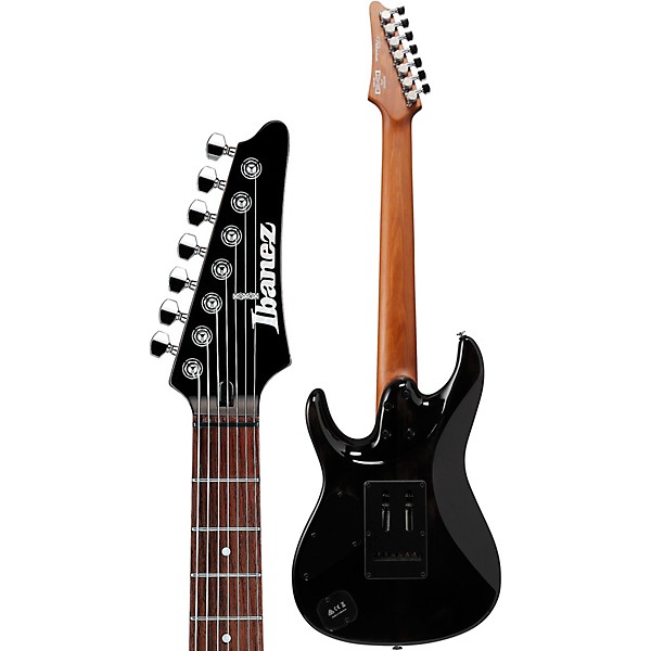 Ibanez AZ Premium 7 String Electric Guitar Charcoal Black Burst