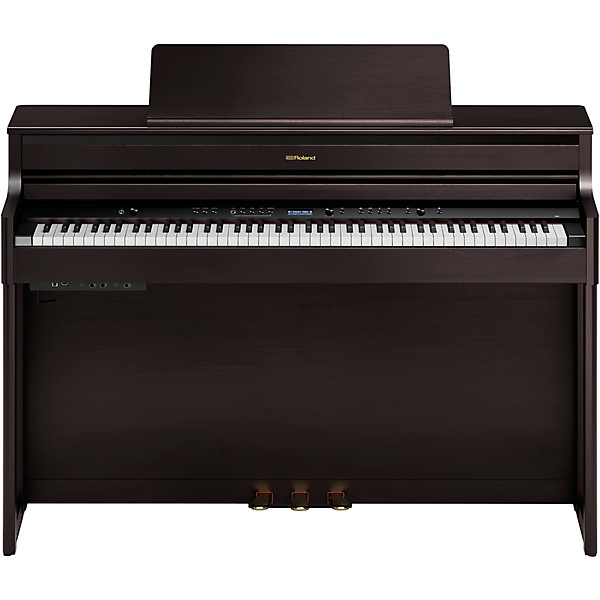 Roland HP704 Digital Upright Piano With Bench Dark Rosewood