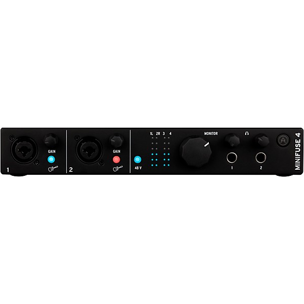 Arturia MiniFuse 4 Audio Interface Black | Guitar Center