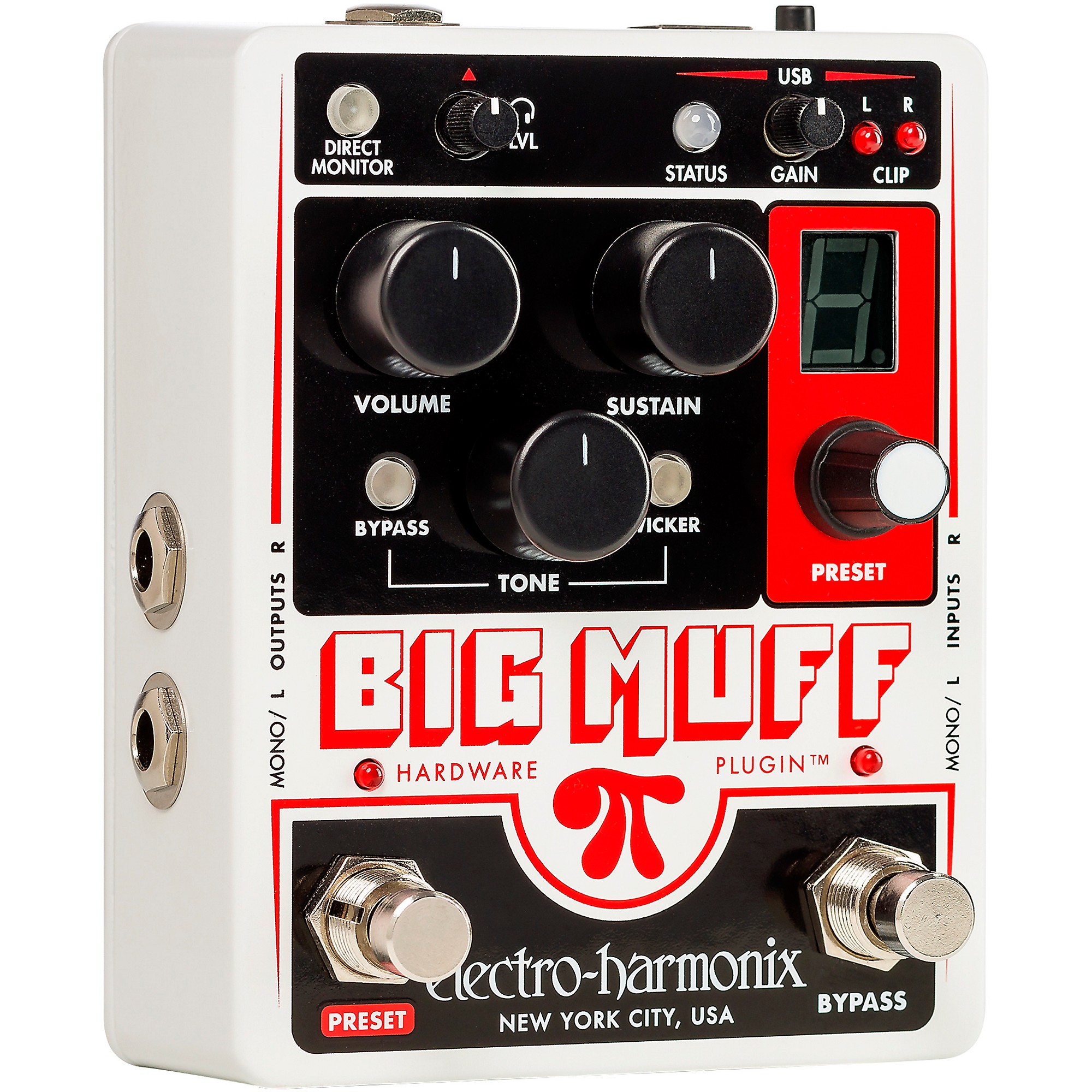 Electro-Harmonix Big Muff Pi Hardware Plugiin Harmonic Distortion