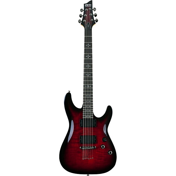 Schecter Guitar Research Demon-6 Electric Guitar - Crimson Red