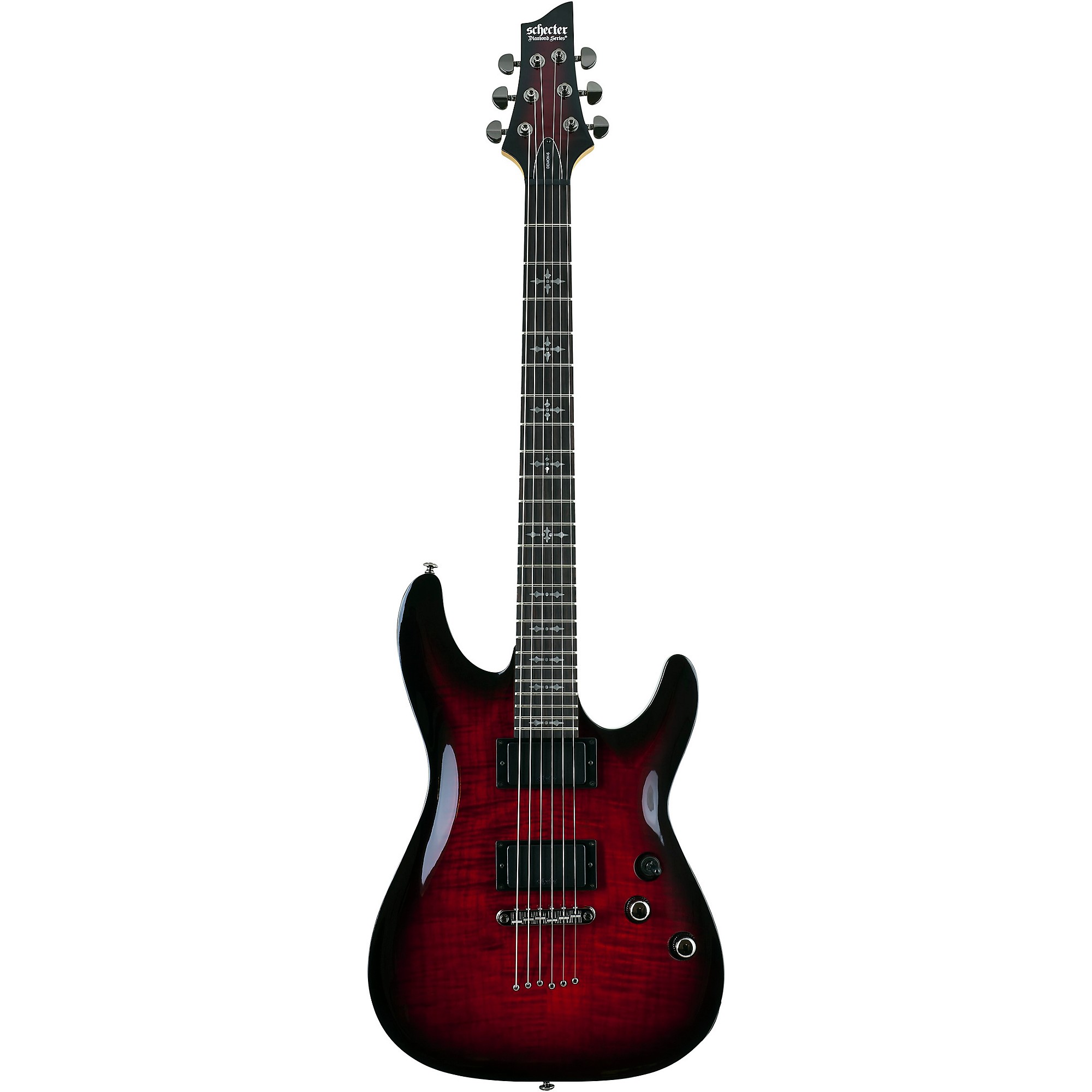 Schecter Guitar Research Demon-6 Electric Guitar - Crimson Red