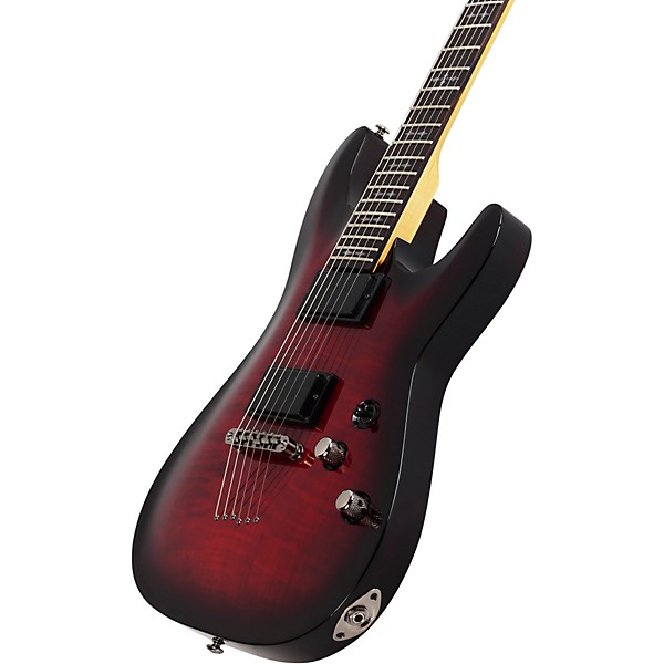 Schecter Guitar Research Demon-6 Electric Guitar - Crimson Red