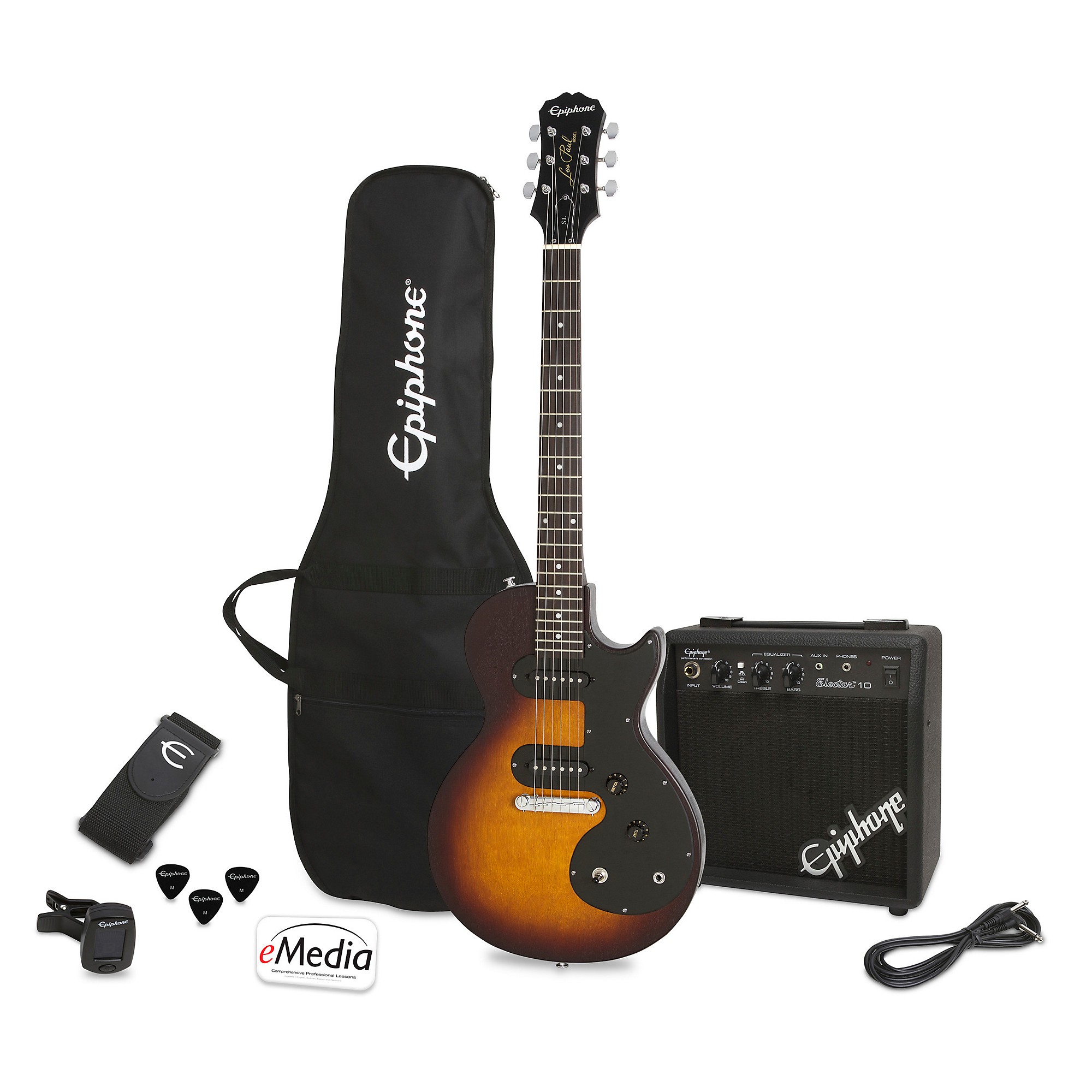 Epiphone Les Paul SL Player Pack Vintage Sunburst | Guitar Center