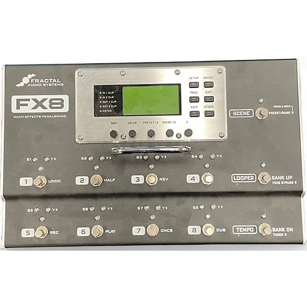 Used Fractal Audio FX8 Multi Effects Pedal Board Effect Processor