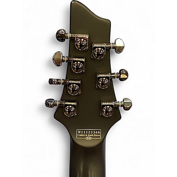 Used Schecter Guitar Research Jeff Loomis JLV 7 NT Black Solid