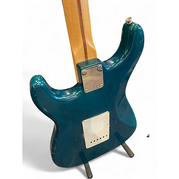 Used 2002 Fender Highway One Stratocaster Teal Solid Body Electric
