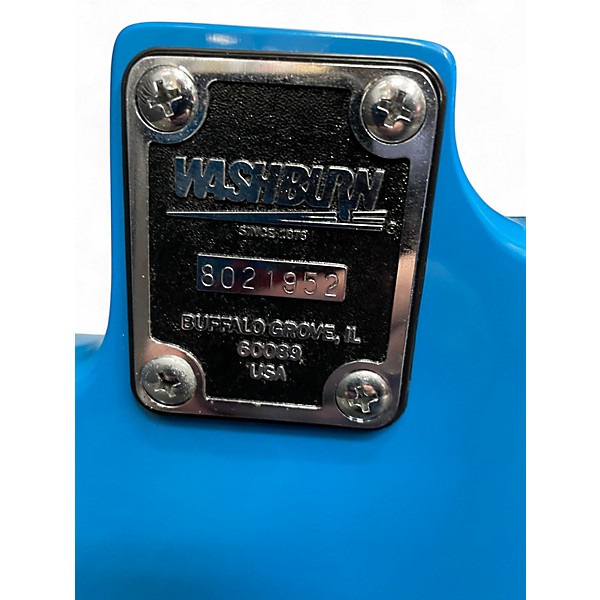 Used Washburn G-Junior G-JRV Blue Solid Body Electric Guitar Blue