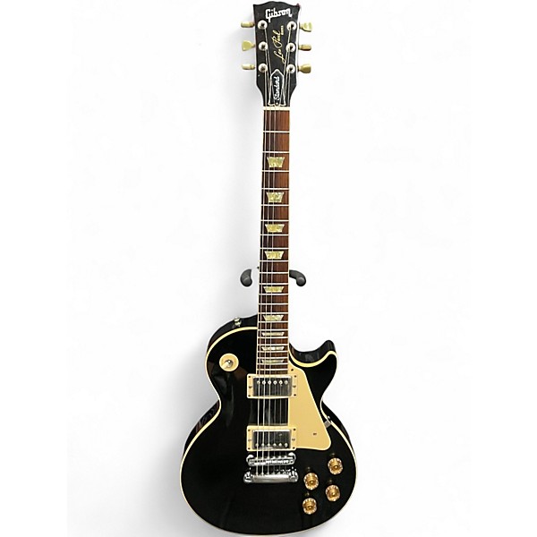 Vintage 1989 Gibson Les Paul Standard Black Solid Body Electric