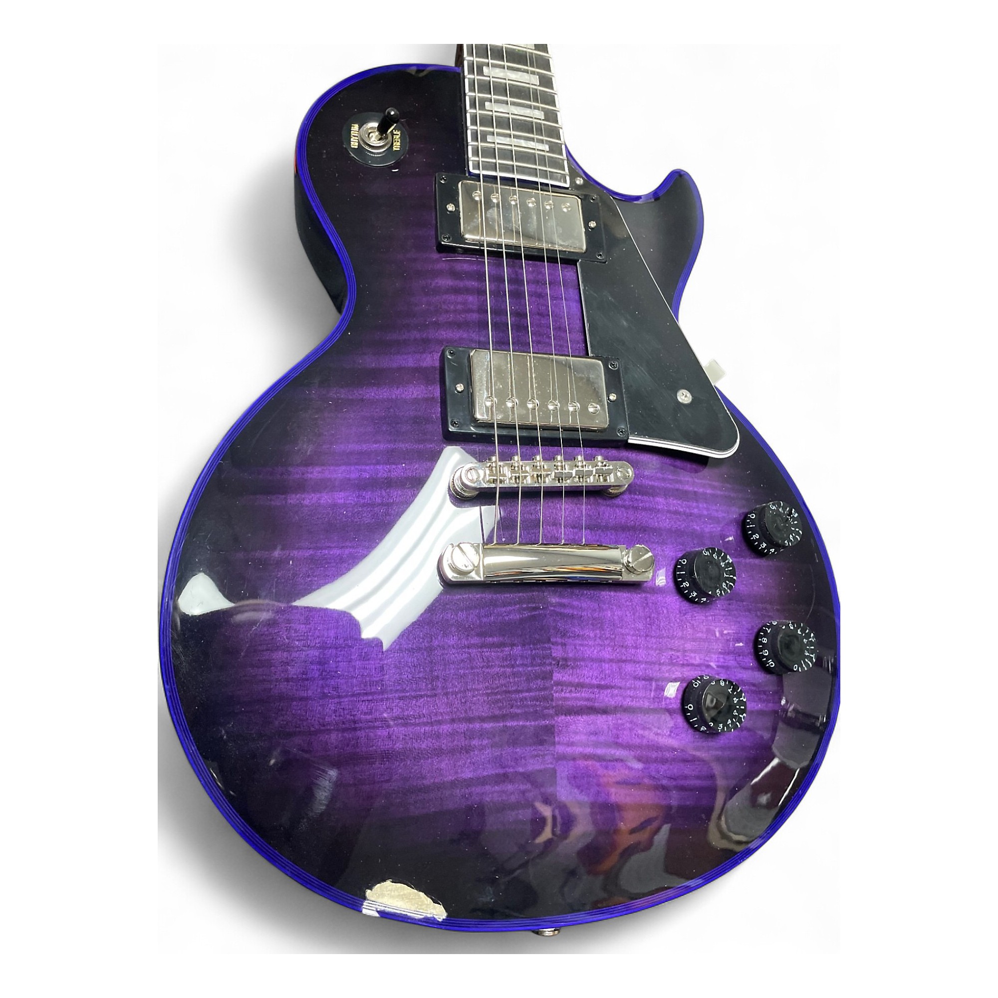 Used Epiphone les Paul widow Trans Purple Solid Body Electric