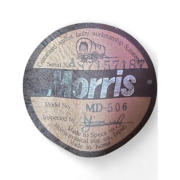 Used Morris md-506 Natural Acoustic Guitar Natural | Guitar Center