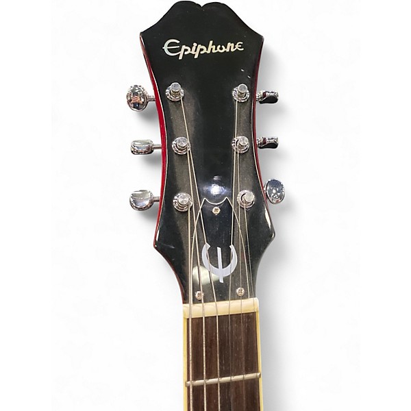 Used 2005 Epiphone Casino Wine Red Hollow Body Electric Guitar