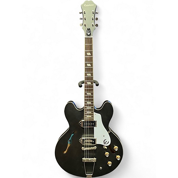 Used Epiphone Casino Hollowbody Satin Black Hollow Body Electric