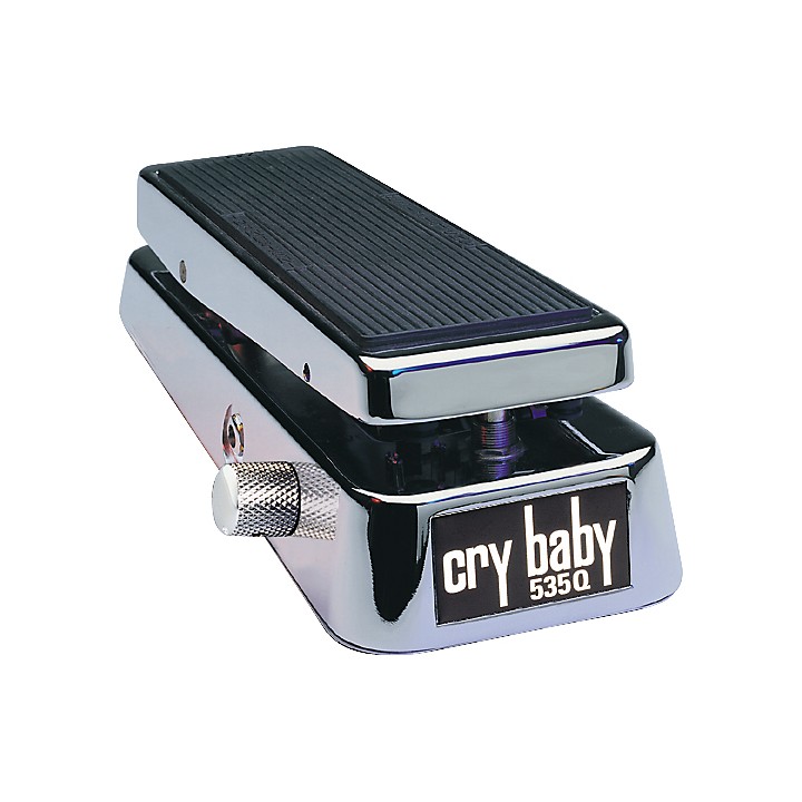Dunlop 535QC Chrome Cry Baby Wah Pedal | Guitar Center
