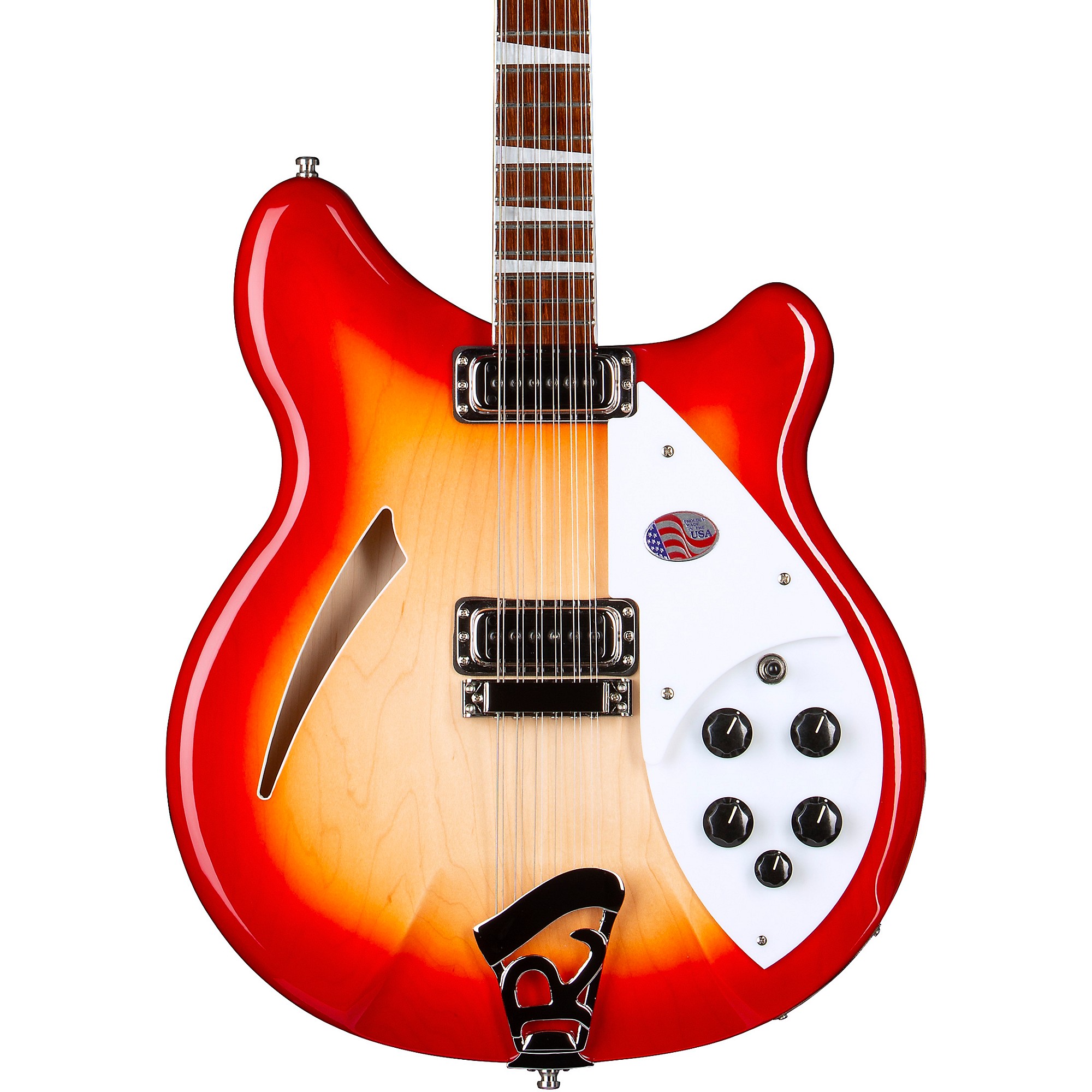 Platinum Rickenbacker 360 12-String Electric Guitar Fireglo