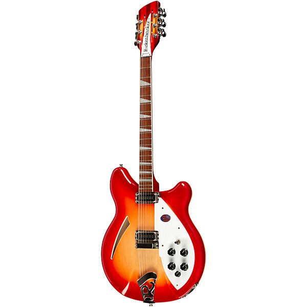 Platinum Rickenbacker 360 12-String Electric Guitar Fireglo