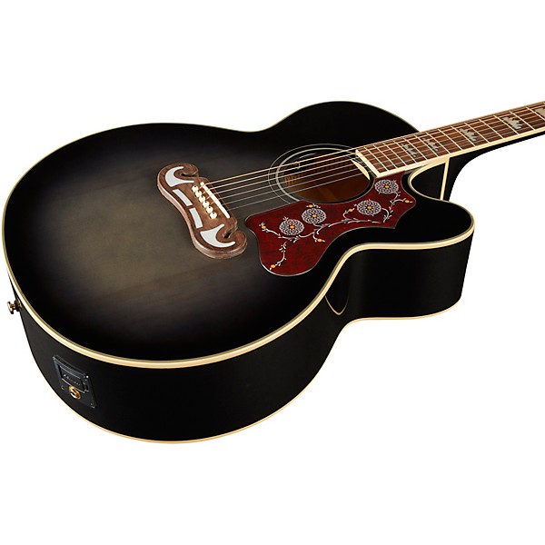 Epiphone J-200 EC Studio Acoustic-Electric Guitar Transparent