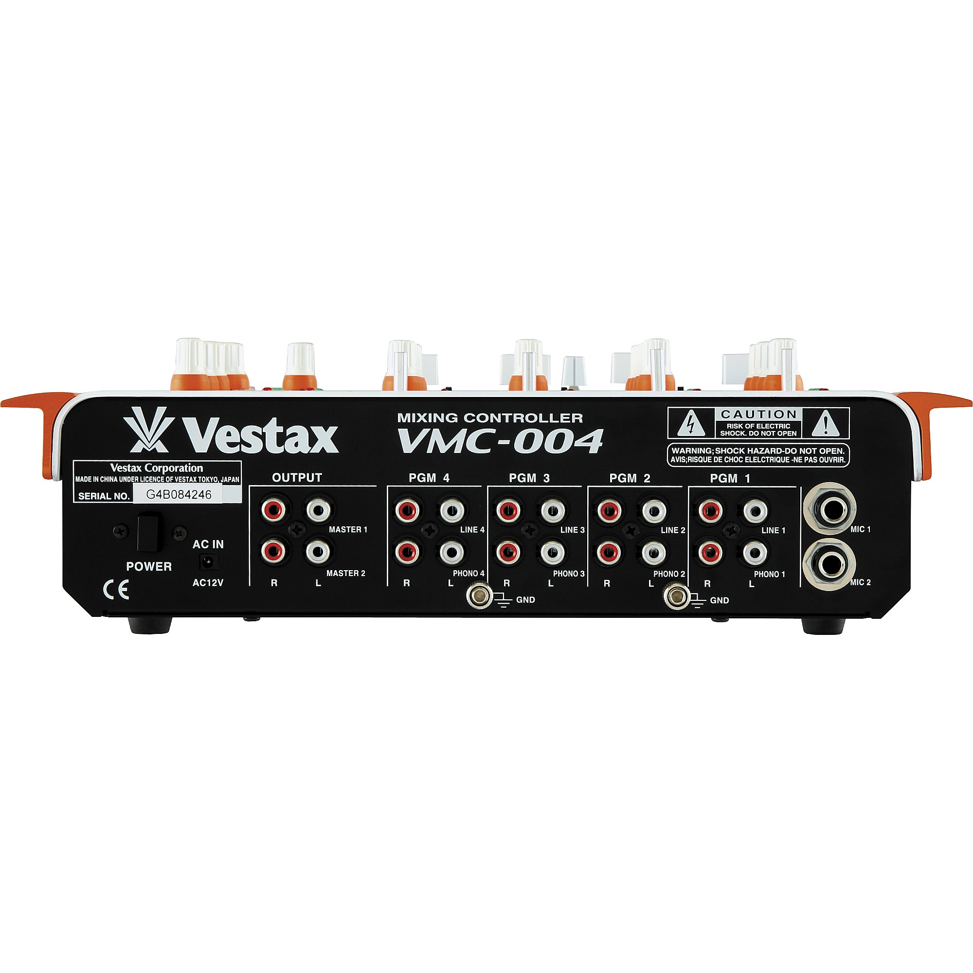 Restock Vestax VMC-004XL 4-Channel DJ Mixer White | Guitar Center