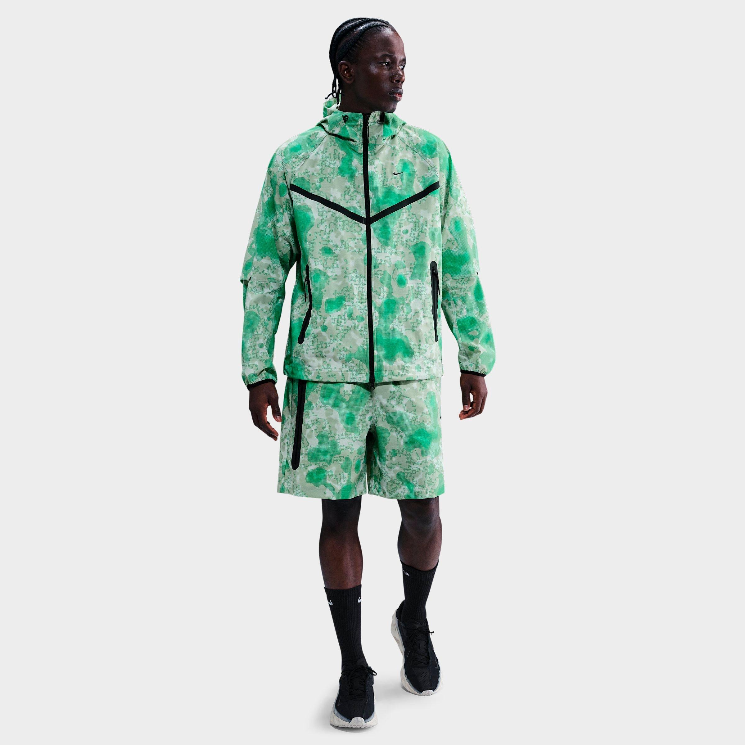 Men's Nike Tech Dri-FIT Woven Camo Windrunner Oversized Full-Zip