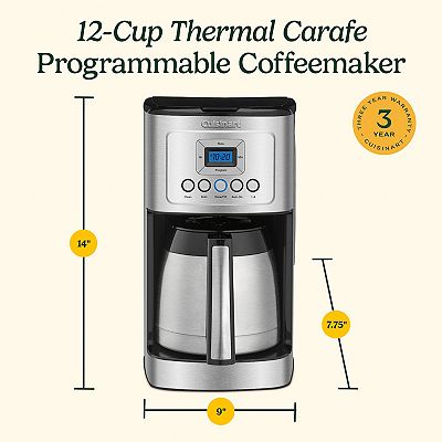 Cuisinart® PerfectTemp® 12-Cup Programmable Thermal Coffeemaker