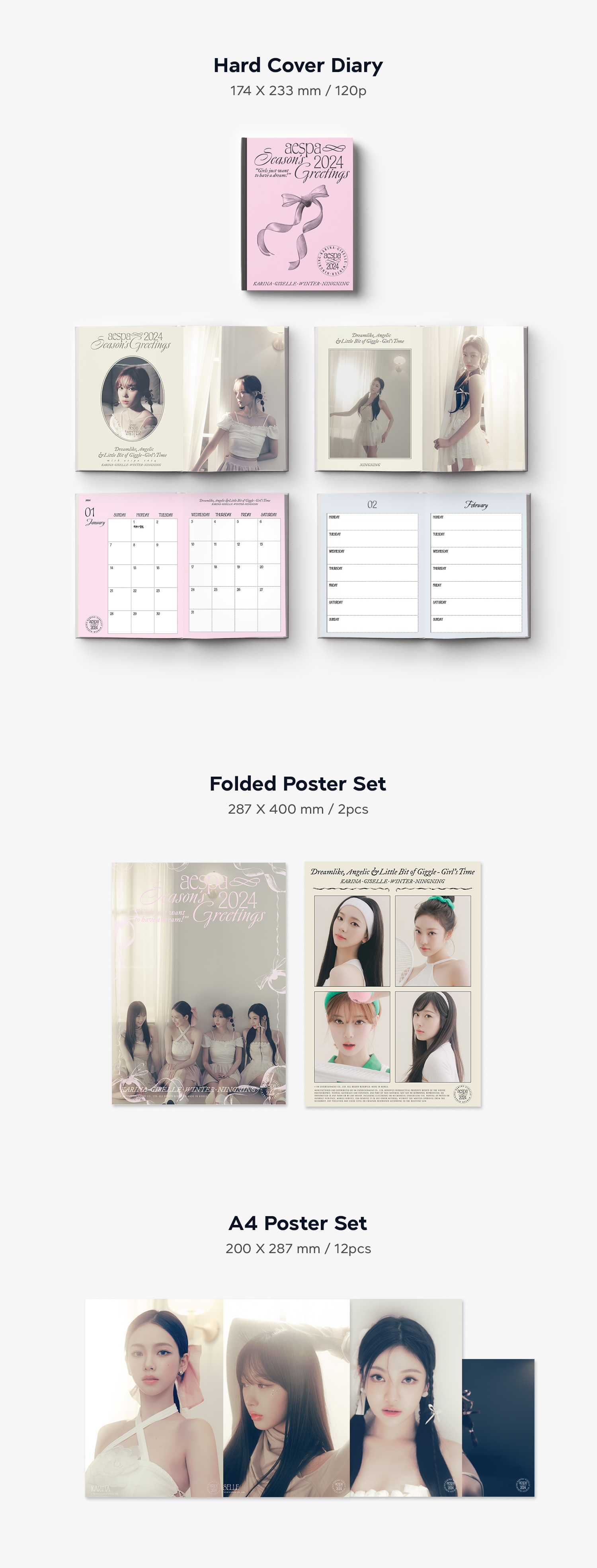 jp.ktown4u.com : aespa - 2024 Season's Greeting