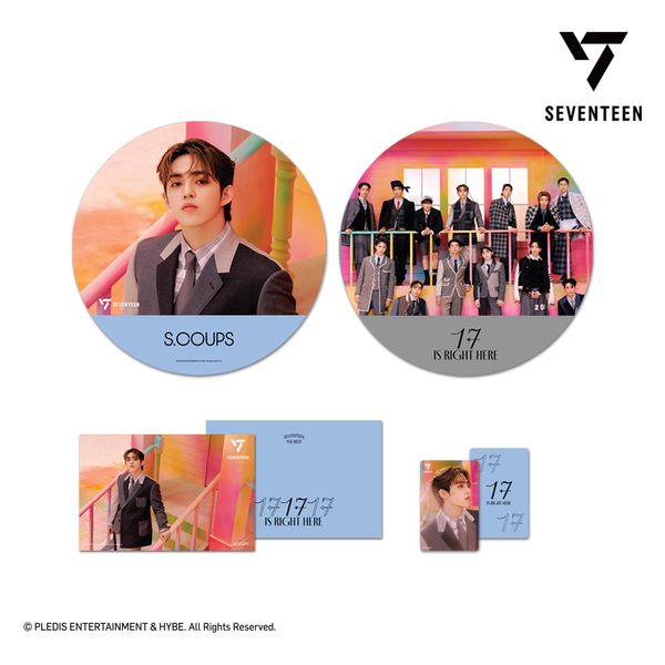 jp.ktown4u.com : SEVENTEEN - [17 RIGHT HERE] Mini Poster & Image