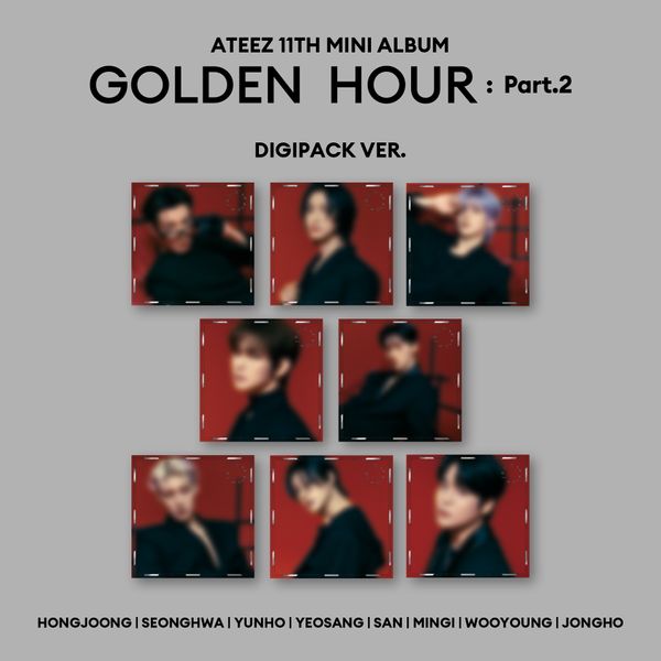 jp.ktown4u.com : ATEEZ - ミニアルバム11集 [GOLDEN HOUR : Part.2