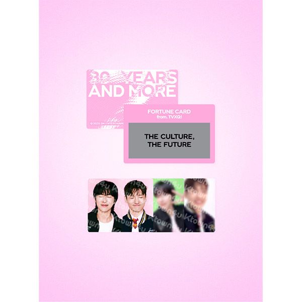 jp.ktown4u.com : TVXQ! - [SMTOWN LIVE 2025] FORTUNE SCRATCH CARD SET