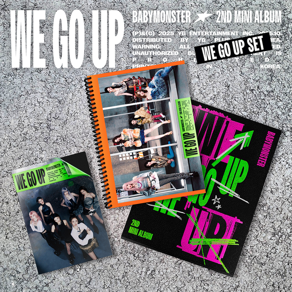 ktown4u.com : BABYMONSTER - 2nd MINI ALBUM [WE GO UP] WE GO UP SET