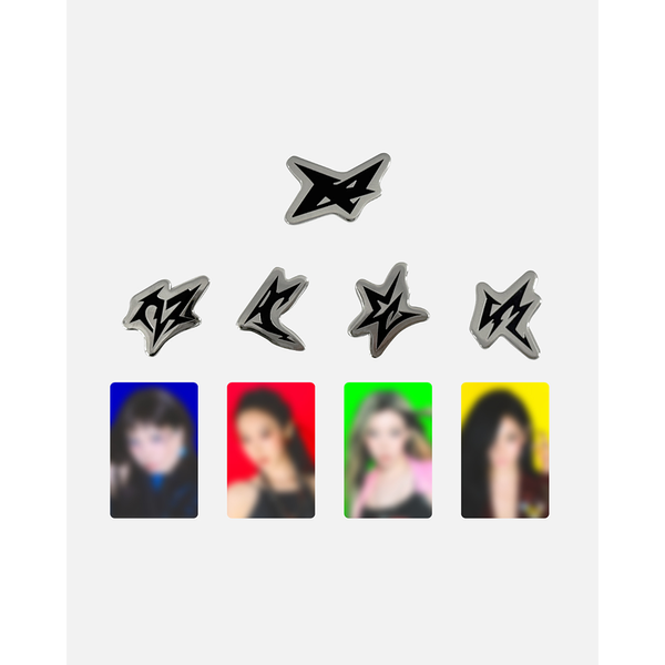 jp.ktown4u.com : aespa - [[Rich Man] MD] RICH MAN BADGE SET