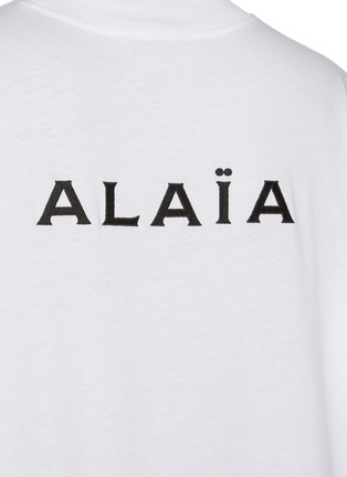 ほぼ新品 ALAiA ポップラインストレッチシャツXS 白 36 C99329489