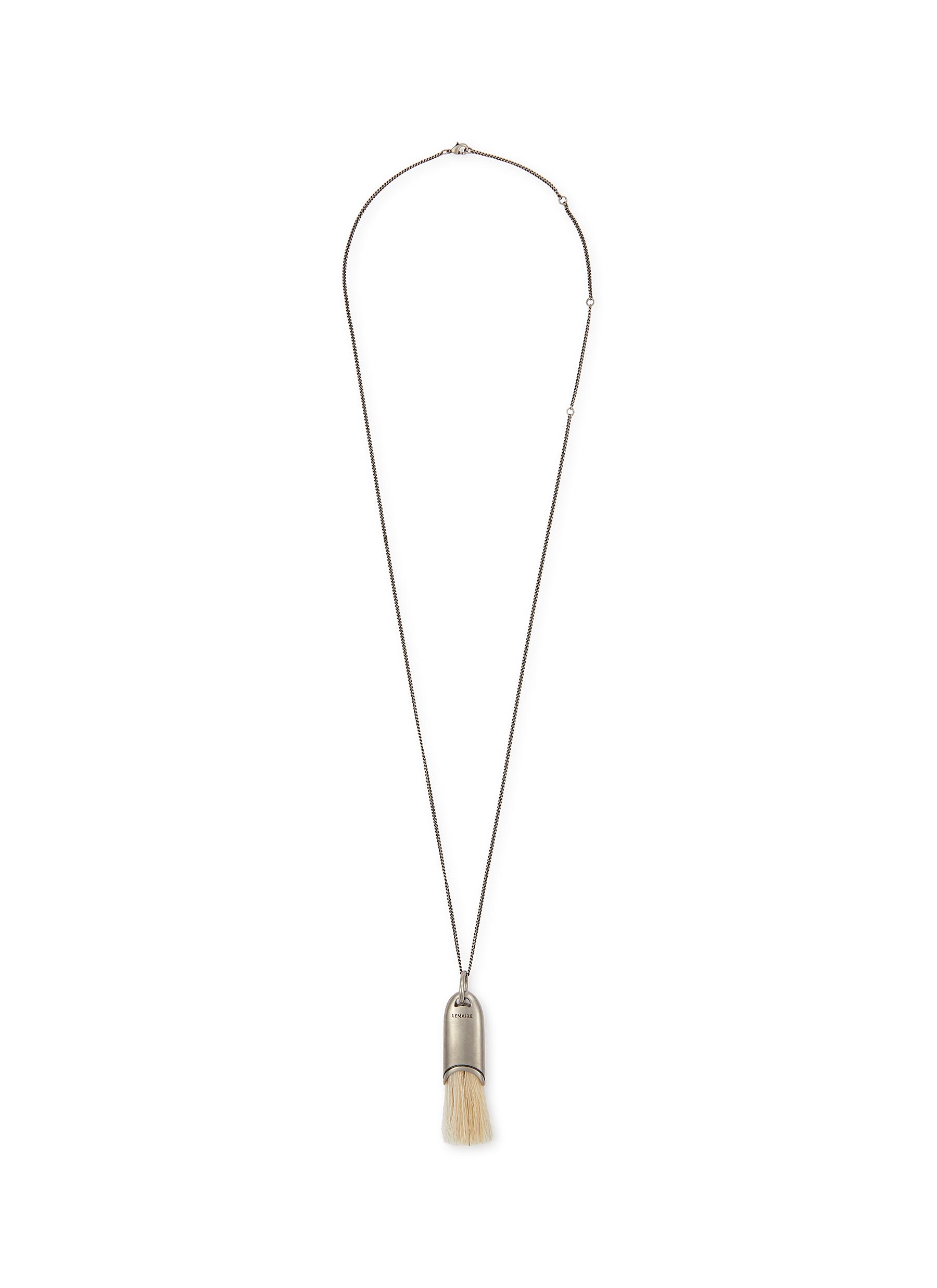 LEMAIRE | Personal Brush Brass Necklace | Women | Lane Crawford