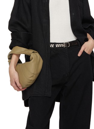 LEMAIRE | Almond Stud Leather Belt | Women | Lane Crawford